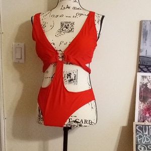 One piece bathing suit